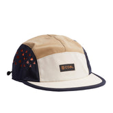 Coal Provo 5-Panel Lightweight Hat, Off White/Navy, One size